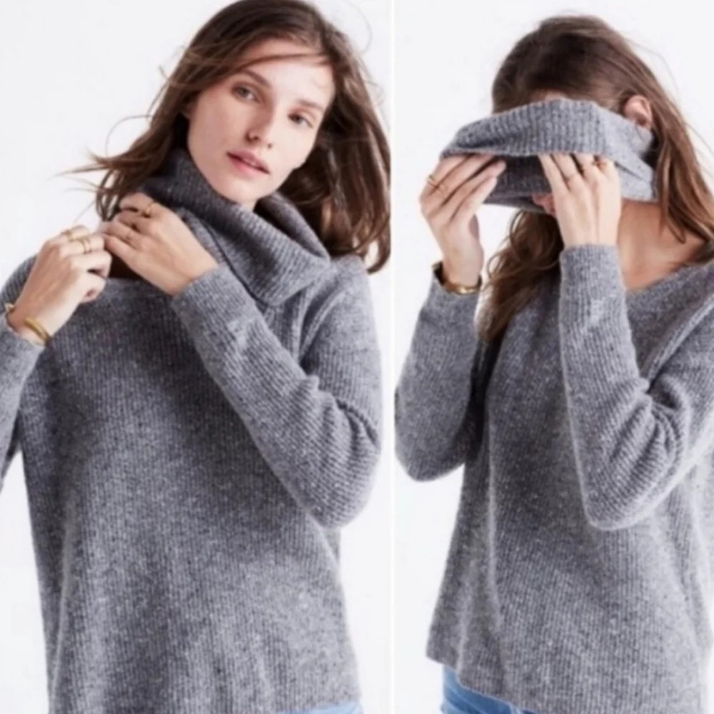 Madewell Convertable turtleneck sweater